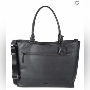 Tumi Black Leather Catarina Tote
